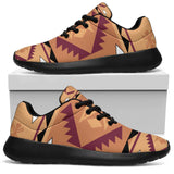 Pink Purple Design Native American Sport Sneakers - Powwow Store