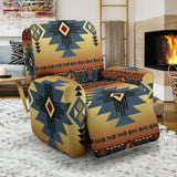 Powwow Storegb nat00057 southwest blue symbol 40 recliner slip cover