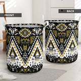 Powwow Store gb nat00612 retro color tribal laundry basket