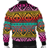 Powwow Storegb nat00689 pattern native mens bomber jacket