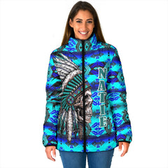 Powwow Storewpj0001 attern native womens padded jacket