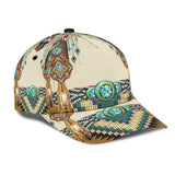 Powwow Store gb nat00059 brown pattern breastplate classic cap