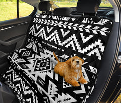GB-NAT00441 Black Pattern Native Pet Seat Cover - Powwow Store