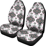 Powwow Storecsa 00038 pattern white native car seat cover