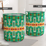 GB-NAT00062-06 Green Tribe Design Laundry Basket