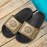 GB-NAT00014-SAND01 Turble Totem Native American Slide Sandals