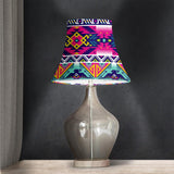 Neon Colors Pattern Native American Bell Lamp Shade no link - Powwow Store