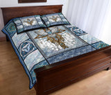 Golden Owl Dreamcatcher Native American Quilt Bed Set - Powwow Store