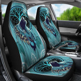 Native American Indian Wolf 3D Car Seat Covers no link