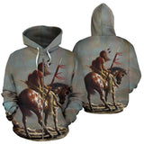 End Of The Trail Native American All Over Zip-Up Hoodie - Powwow Store