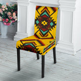 GB-NAT00413 Abstract Geometric Ornament Dining Chair Slip Cover