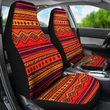 GB-NAT00576 Pattern Color Orange Car Seat Cover
