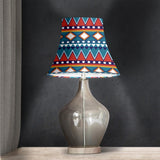Yellow, Red & Blue Ethnic Pattern Native American Bell Lamp Shade no link