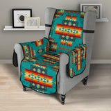GB-NAT00402-04 Blue Pattern Native 23" Chair Sofa Protector