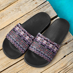 Powwow Store gb nat00593 ethnic pattern slide sandals