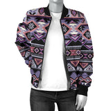 GB-NAT00593 Ethnic Pattern Women's Bomber Jacket