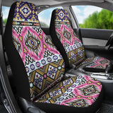 Powwow Storecsa 00039 pattern pink native car seat cover