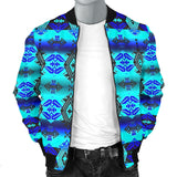 GB-NAT00625 Sovereign Nation Midnight Flat Men's Bomber Jacket