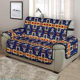 Native American Tribe Navy Pattern Chair Sofa Protector - Powwow Store