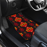 Powwow Storegb nat00720 03 pattern front and back car mats set of 4