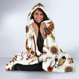 Symbol Native American Style Hooded Blanket