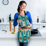 Powwow Store gb nat00062 05 turquoise tribe design native american apron