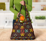 Powwow Store pattern grocery bag 3 pack set 24