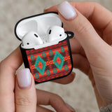 Powwow Store gb nat00611 red geometric pattern airpods case coverj