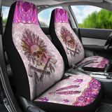 Skull Head Dress Feather Native Car Seat Covers