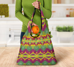 Powwow Storepattern grocery bag 3 pack set 53