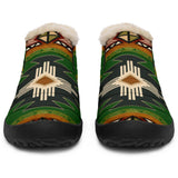 Southwest Green Symbol Native American Winter Sneaker - Powwow Store