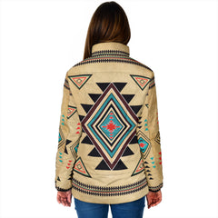 Powwow Storegb nat00076 geometric southwest womens padded jacket