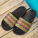 Pattern Native American Slide Sandals 14