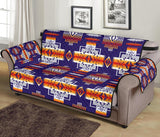 Purple Native Tribes Pattern Native American 70 Chair Sofa Protector - Powwow Store