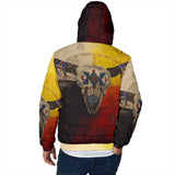 Powwow Storegb nat00025 bison medicine wheels mens padded hooded jacket 1