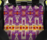 GB-NAT00062-07 Light Purple Tribe Design Native American Pet Seat Cover