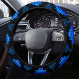 Powwow Storegb nat00720 02 tribes pattern steering wheel cover