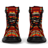 GB-NAT00402-02 Red Pattern Native Chunky Boot