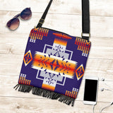 Purple Tribal Native American Boho Handbag