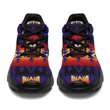 GB-NAT00046-11 Purple Native Tribes Native American Chunky Sneakers