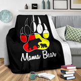 Powwow Store gb nat00126 blan01 mama bear medicine wheels native american blanket