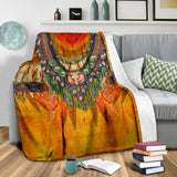 Powwow Store gb nat00562 wolf necklace pattern blanket