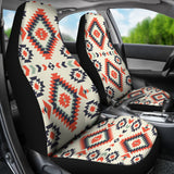 GB-NAT00389 Pink Geometric Pattern Car Seat Covers