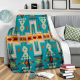 Powwow Store gb nat00062 blan 05 turquoise tribe design native american