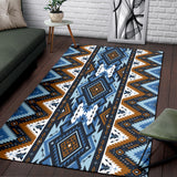 Powwow Store gb nat00613 retro colors tribal seamless area rug