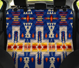 GB-NAT00062-04 Navy Tribe Design Native American Pet Seat Cover