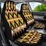 GB-NAT00589 Feather Yellow Native  Car Seat Cover