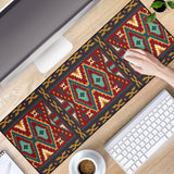 GB-NAT00061 Native Red Yellow Pattern Native American Mouse Mat