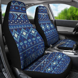 GB-NAT00407 Navy Pattern Native Car Seat Covers