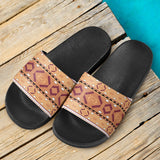 Native Pink Pattern Native American Slide Sandals no link